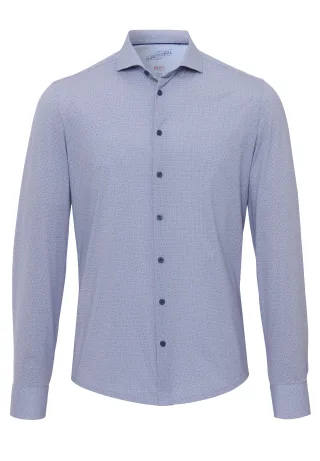 pure - PURE- Functional Hemd Langarm blau - Gr. - 46
