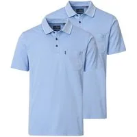 CASAMODA Poloshirt 2er Pack Basic (Spar-Set, 2-tlg) Poloshirt - Baumwolle - Atmungsaktiv