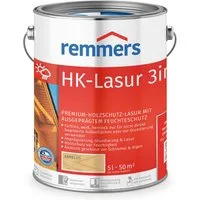 Remmers Holzschutzlasur HK-Lasur 3in1 5 Liter für aussen, 3facher Holzschutz mit Imprägnierung + Grundierung + Lasur
