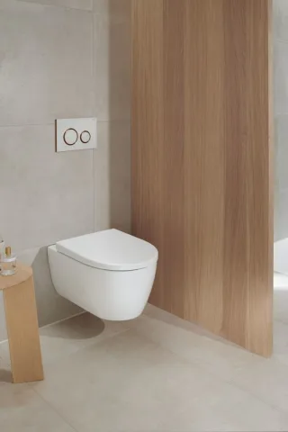 Geberit iCon Set Wand-WC mit WC-Sitz, Rimfree 501664008