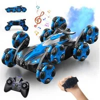Esun RC-Auto Ferngesteuertes Auto ab 4 6 8 10 Jahre, 1:16 Auto Ferngesteuert (Set, Komplettset), RC Stunt Car, Sprühnebel-LED-Musik, ab 4 6 8 Jahre