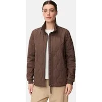 camel active Steppjacke mit Taschen Langarm Markenlabel