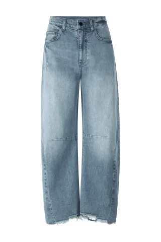 Rich & Royal - Barrel Light Blue Denim denim blue - Gr. - 26/32