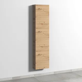 Sanipa 3way Hochschrank mit 1 Tür, Eiche Natural-Touch SM16585