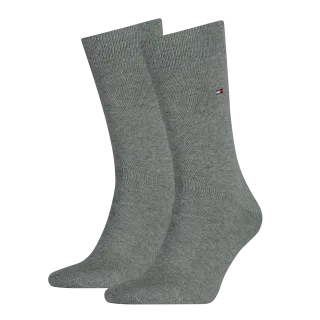 Tommy Hilfiger Socken "TH MEN SOCK CLASSIC 2P" 2 Paar, Mit eingestricktem Flag-Logo