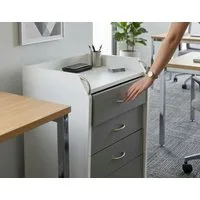 Inter Link Rollcontainer Inter Link Rollcontainer Rollkommode Schreibtischschrank 40 x 65 x 36