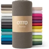 OTTO home Spannbettlaken PAPRIKA, Microfaser-Jersey, Gummizug: rundum, (1 Stück), Bettlaken Laken in zwei Qualitäten: Fleece & Jersey, schnelltrocknend