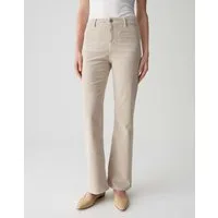 OPUS PANTS Bootcut-Jeans MELLY FRESH aus BCI Cotton Mix Mid Rise Mid Rise, Long Flared, Gürtelschlaufen