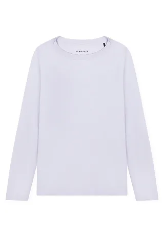 SCHIESSER - Langarmshirt veilchen - Gr. - 44