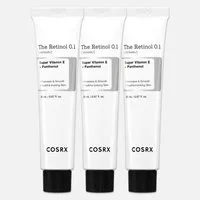 Cosrx Anti-Aging-Creme The Retinol 0.1 Gesichtscreme Anti-Falten Creme mit Hyaluronsäure, 3-tlg., Anti-Aging, Anti-Falten, Retinol, COSRX
