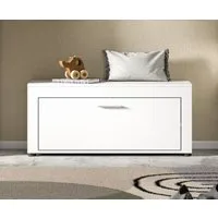 OTTO home Sitzbank AOSTA, Breite 100cm, 1 Klappe, 2 Fächer, viel Stauraum (1-St., in verschiedenen Farbausführungen erhältlich, individuell kombinierbar), Garderobenbank, Flurbank, Bank, Dielenbank, Schuhbank, Garderobe
