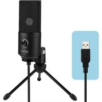 FIFINE Mikrofon USB Kondensator Mikrofon Streaming mit Ständer PC Mac