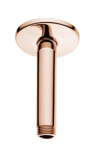 VitrA Universal Deckenarm für Duschkopf Länge 10 cm mit Anschluss G 1/2" Kupfer Soft,A4564929 A4564929