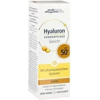 Dr. Theiss Naturwaren GmbH Sonnenschutzcreme HYALURON SONNENPFLEGE Gesicht Creme LSF 50+ getönt, 50 ml