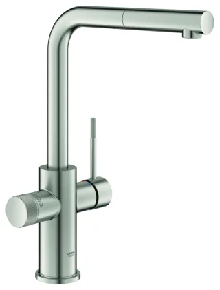 GROHE 5-in-1 Armatur GROHE Blue 104430, azb L-Ausl. f Kühler Home/Pro supersteel, 104430DC01 104430DC01