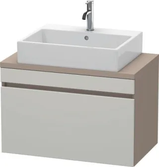 Duravit DuraStyle Konsolenwaschtischunterbau wandhängend Betongrau & Basalt Matt 800x478x512 mm - DS DS530200743
