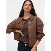 Vero Moda Jeansjacke VMJAMIE LS DENIM SHACKET MIX NOOS Baumwollmischung