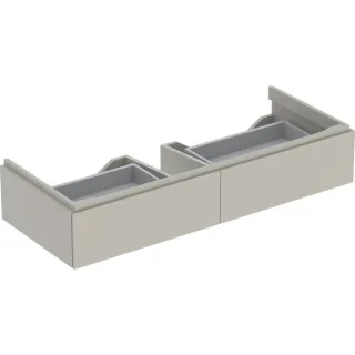 Geberit Xeno2 Unterschrank f. Waschtisch m. B:120cm m. 2 Schubladen, 117,4x22x46,2cm, greige, 500517 500517001
