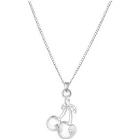 ALEXANDER YORK Kette mit Anhänger KIRSCHEN mit Zirkonia, 2-tlg. (Kette mit Anhänger), 925 Sterling Silber