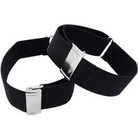 axy Hosenträger 1 Paar Herren Hemd Ärmelhalter 2,5cm Breit elastisch und größenverstellbar Ärmelhalter Hülsenhalter Ärmelband