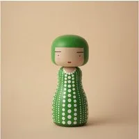 Lucie Kaas Dekofigur Sketch.Inc Kokeshi Doll Dot Green Limitierte Auflage
