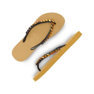 Hellbraune Flip-Flops