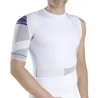 Bauerfeind Schulterbandage OmoTrain Schulterbandage, Titan Größe 4