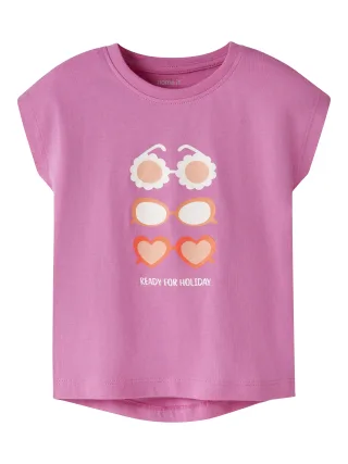 NAME IT - NMFVIGEA CAPSL TOP Strawberry Moon - Gr. - 92