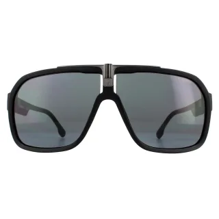 Carrera Aviator Mens Matte Schwarz Grau Sonnenbrille