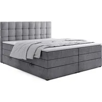 Labett Boxspringbett mit Bettkasten Doppelmatratze & Topper IGELLA KING 180x200 200x200 (Doppelbett, Bettkasten, Matratze, Topper), Bonellfederkern- und Taschenfederkernmatratze