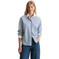 Marc O'Polo DENIM Langarmbluse aus Papertouch Popeline
