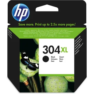 Original N9K08AE#UUS HP 304XL DJ Tinte black HC