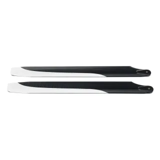 1pair PUDU 230mm Carbon Fiber Main Rotor Blade Propeller For RC Helicopter
