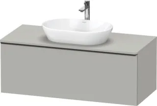 Duravit D-Neo Konsolenwaschtischunterbau wandhängend Betongrau Matt 1200x550x459 mm - DE49490BD07000 DE49490BD070000