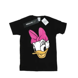 Disney - "Daisy Duck Head Painted" T-Shirt für Damen (Schwarz)