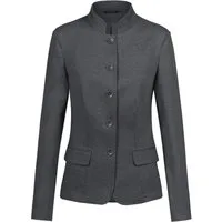 GREIFF Jerseyblazer Greiff Corporate LANDHAUS Damen Jersey-Blazer Regular-Fit Grau
