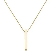 Smart Jewel Kette mit Anhänger mit Stäbchen-Anhänger, Silber 925