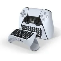KINSI Bluetooth Tastatur für PlayStation 5 Controller,Wireless Keyboard PlayStation 5-Controller (mit Voice-Chat Funktion - Ergonomisches Design)