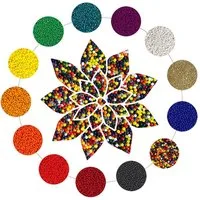 trendfinding Deko-Granulate 100 g Hydroperlen Deko Granulat, (3,5-4 mm, Mehrfarbig)