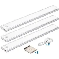 Aigostar LED Unterbauleuchte LED Schrankbeleuchtung mit einstellbarer Helligkeit & Farbtemperatur