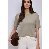 STREET ONE T-Shirt im Strick-Look