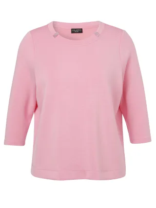 VIA APPIA DUE - Sweatshirt Rundhals 3/4 Arm Schmuck orchidee - Gr. - 50