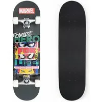 Seven Polska Skateboard Holzboard Deck Kinder Funboard 79 cm, hochwertiges und strapazierfähiges 9 - lagiges Ahornholz