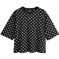 Next T-Shirt Kastiges, schweres Oversized Fit T-Shirt (1-tlg)