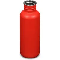 Klean Kanteen Trinkflasche Klean Trinkflasche 800ml Kanteen®Classic Tiger Lily Rot Ohne Deckel