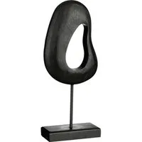 Mica Decorations Dekofigur Mica Dekorationobjekt Pastina schwarz Mangoholz 13