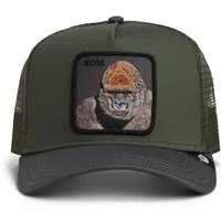GOORIN Bros. Trucker Cap Goorin Bros. OG Trucker Cap The Boss - Gorilla Palm (Basecap, Basecap, Meshcap, Trucker Kappe)