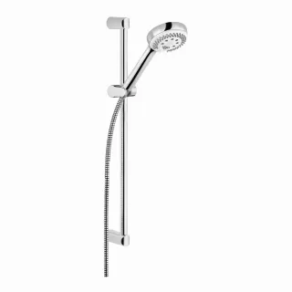 Kludi LOGO 3S Brause-Set 8 l/min. mit Wandstange 600mm D23mm chrom, 6836305-00WR9 6836305-00WR9