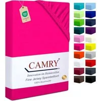 Camry Spannbettlaken CLASSIC Jersey 100% Baumwolle Spannbetttuch atmungsaktiv Gummizug, Jersey Baumwolle, Gummizug: rundum, 100% Baumwolle, alle Matratzenhöhen, atmungsaktiv, pflegeleicht
