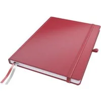 LEITZ Notizbuch Notizbuch Complete A4 kariert rot